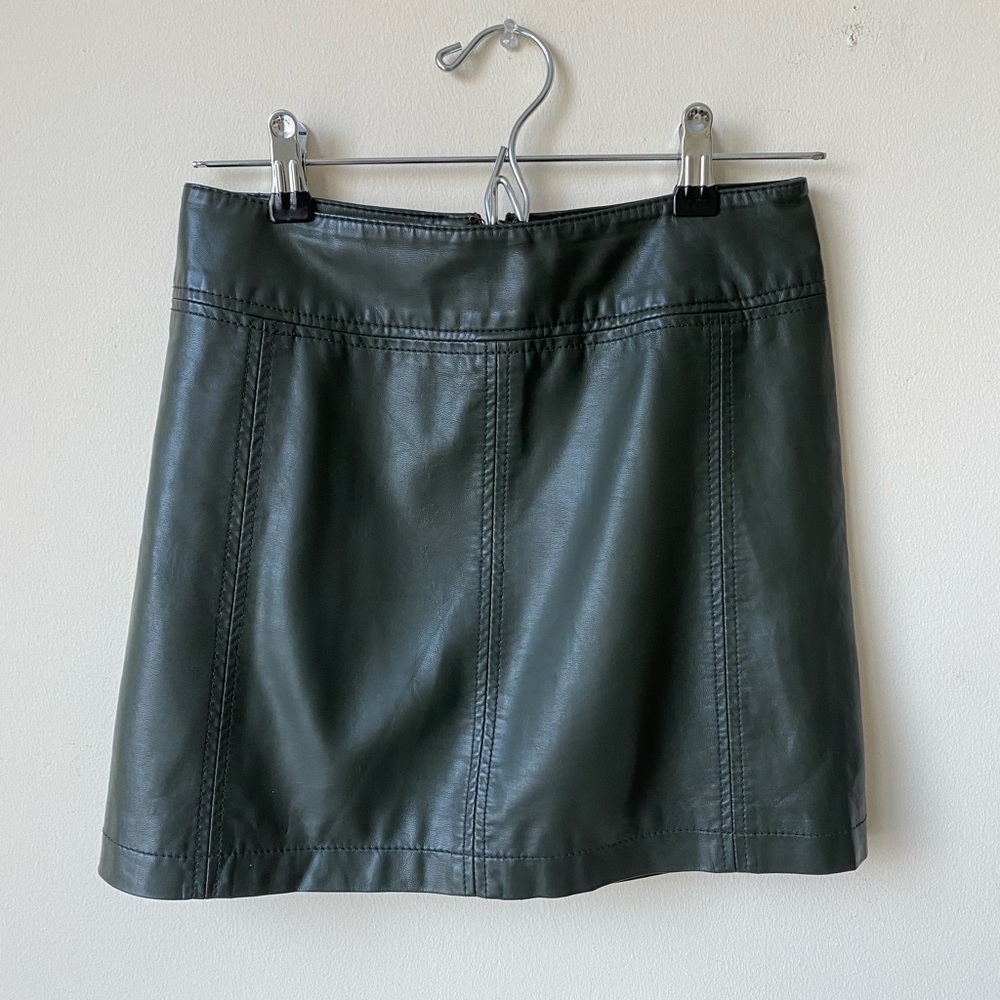 Free People Forest Green mini skirt